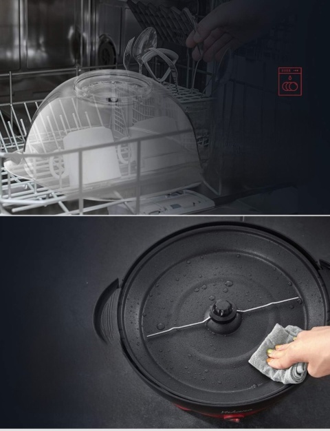 Maszyna URZĄDZENIE do popcornu Yabano 800W 5L CZERWONE Maszyna URZĄDZENIE do popcornu Yabano 800W 5L CZERWONE