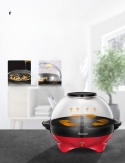 Maszyna URZĄDZENIE do popcornu Yabano 800W 5L CZERWONE Maszyna URZĄDZENIE do popcornu Yabano 800W 5L CZERWONE