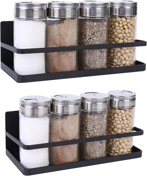 2x PÓŁKA NA PRZYPRAWY Magnetyczna organizer na lodówkę mocny magnes 2x PÓŁKA NA PRZYPRAWY Magnetyczna organizer na lodówkę mocny magnes