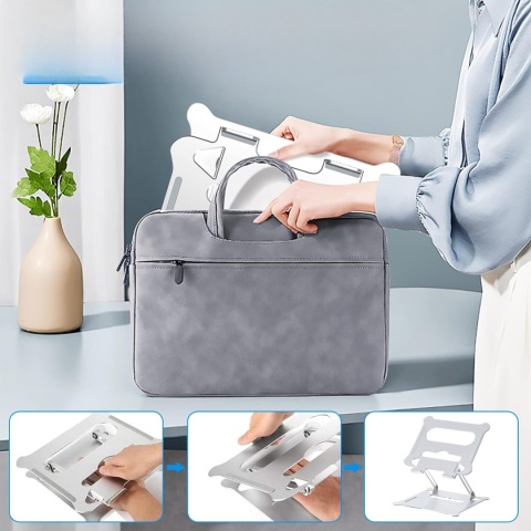 Podstawka pod laptopa REGULOWANA STOJAK STOLIK 11 17 CALI WIELOKĄTOWA ALUMINIUM Podstawka pod laptopa REGULOWANA STOJAK STOLIK 11 17 CALI WIELOKĄTOWA ALUMINIUM