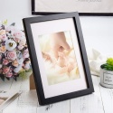 drewniana ramka 3 szt wisząca stojąca na zdjęcia obrazki czarna 33x 23,5 cm