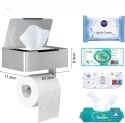 uchwyt wieszak na papier toaletowy półka pojemnik schowek do wc łazienki