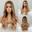 długie włosy śliczna peruka HAIRCUBE z czepkiem 66 cm blond jasny brąz długie włosy śliczna peruka HAIRCUBE z czepkiem 66 cm blond jasny brąz