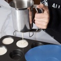 Dozownik do ciasta ze stali nierdzewnej dyspenser naleśniki ciastka muffiny Dozownik do ciasta ze stali nierdzewnej dyspenser naleśniki ciastka muffiny