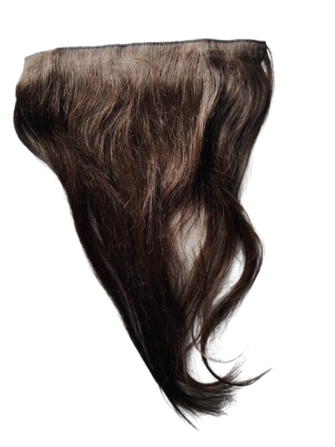 Przedłużki z włosów naturalnych Silk-co 40 cm jednoczęściowe clip