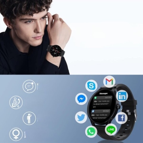 SMARTWATCH INTELIGENTNY ZEGAREK DAMSKI NY20 WODOODPORNY FITNESS SPORTOWY SMARTWATCH INTELIGENTNY ZEGAREK DAMSKI NY20 WODOODPORNY FITNESS SPORTOWY
