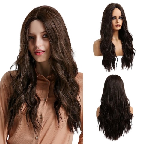 długie włosy śliczna peruka HAIRCUBE z czepkiem 66 cm falowane