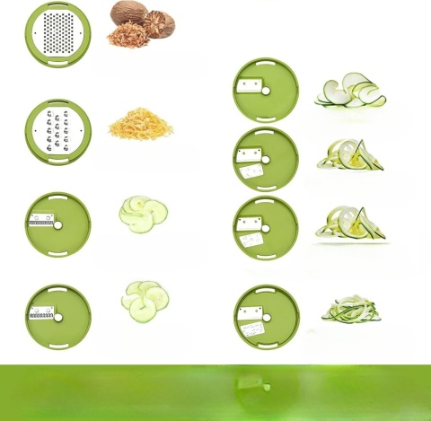 8 W 1 spiralizer tarka SPIRALNA KRAJALNICA DO WARZYW TEMPERÓWKA 8 OSTRZY 8 W 1 spiralizer tarka SPIRALNA KRAJALNICA DO WARZYW TEMPERÓWKA 8 OSTRZY