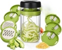 8 W 1 spiralizer tarka SPIRALNA KRAJALNICA DO WARZYW TEMPERÓWKA 8 OSTRZY 8 W 1 spiralizer tarka SPIRALNA KRAJALNICA DO WARZYW TEMPERÓWKA 8 OSTRZY