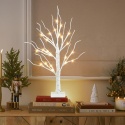 Lampa LED Gałązki Drzewko Dekoracyjne oświetlenie Drzewo Brzoza 60cm 24 Diody Lampa LED Gałązki Drzewko Dekoracyjne oświetlenie Drzewo Brzoza 60cm 24 Diody