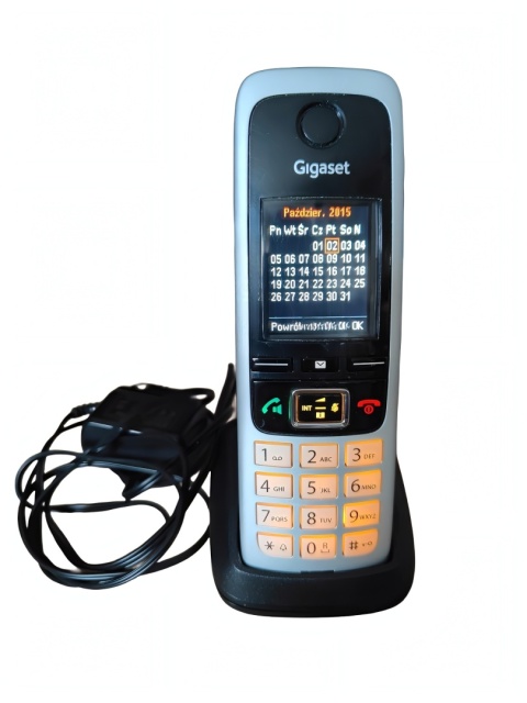Gigaset C430HX słuchawka DECT z identyfikacją numeru czarno-srebrna Gigaset C430HX słuchawka DECT z identyfikacją numeru czarno-srebrna