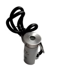 Lampa do zabudowy okrągła 1 biała dioda LED IP67 stal