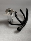 Lampa do zabudowy okrągła 1 biała dioda LED IP67 stal