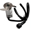 Lampa do zabudowy okrągła 1 biała dioda LED IP67 stal