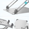 PODSTAWKA STOLIK POD LAPTOPA SOLIDNY SKŁADANY ALUMINIOWY uchwyt 10-17 cali