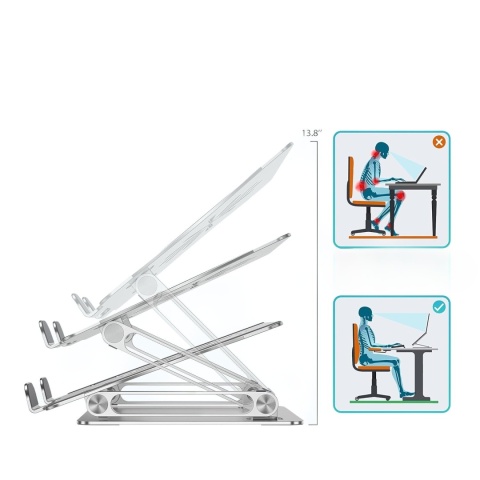 PODSTAWKA STOLIK POD LAPTOPA SOLIDNY SKŁADANY ALUMINIOWY uchwyt 10-17 cali PODSTAWKA STOLIK POD LAPTOPA SOLIDNY SKŁADANY ALUMINIOWY uchwyt 10-17 cali