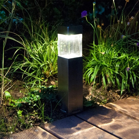 Oświetlenie zewnętrzne LED Duracell GL004NP4DU lampa solarna metal szkło Oświetlenie zewnętrzne LED Duracell GL004NP4DU lampa solarna metal szkło