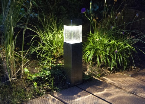 Oświetlenie zewnętrzne LED Duracell GL004NP4DU lampa solarna metal szkło Oświetlenie zewnętrzne LED Duracell GL004NP4DU lampa solarna metal szkło