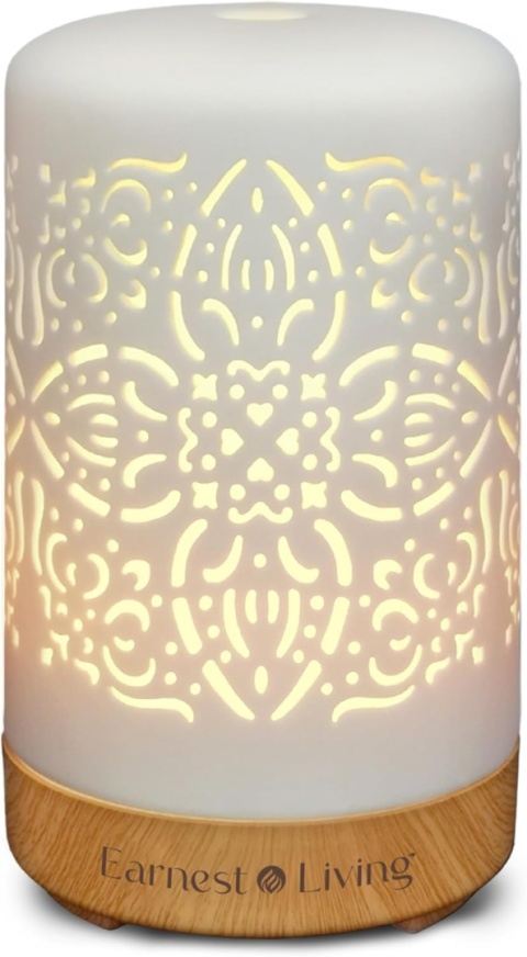 ceramiczny dyfuzor zapachów lampka kolorowe światło Earnest Living ceramiczny dyfuzor zapachów lampka kolorowe światło Earnest Living