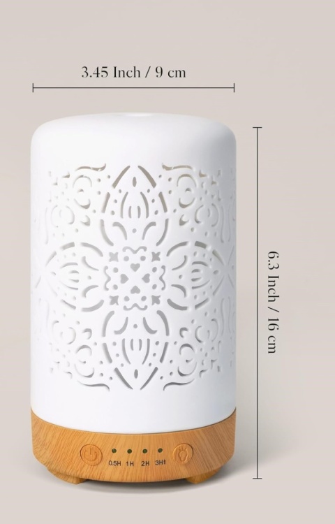 ceramiczny dyfuzor zapachów lampka kolorowe światło Earnest Living ceramiczny dyfuzor zapachów lampka kolorowe światło Earnest Living