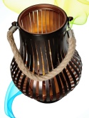 LAMPA LATARNIA metalowa na baterie latrenka świecąca lampion przenośna LAMPA LATARNIA metalowa na baterie latrenka świecąca lampion przenośna