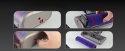 szczotka do Dyson Głowica czyszcząca z miękką szczotką rolkową ŚWIATŁO LED