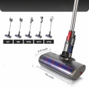 szczotka do Dyson Głowica czyszcząca z miękką szczotką rolkową ŚWIATŁO LED