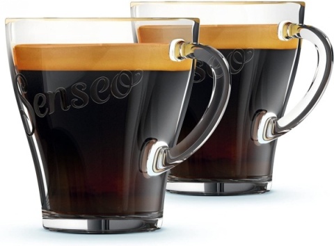 Ekspres Philips Senseo HD6562/32 CZARNY Viva Cafe ECO + 2 SZKLANKI