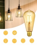 Linkind Żarówka LED Smart WiFi Edison Vintage 2 szt ściemniana Linkind Żarówka LED Smart WiFi Edison Vintage 2 szt ściemniana