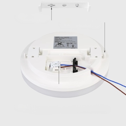 Lampa sufitowa LED Lepro 15 W IP54 3000 K plafon 22 cm