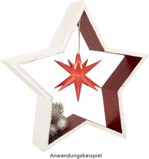 GWIAZDA WISZĄCA 3 SZT TIMER dekoracja świąteczna 3 gwiazdki LED