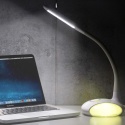 biała lampka nocna biurkowa regulacja jasności diody led rgb