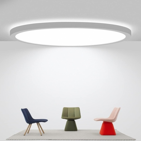 IP 44 PLAFON LED PANEL OKRĄGŁA LAMPA SUFITOWA ŁAZIENKA PIWNICA BIURO POKÓJ