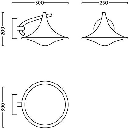 PHILIPS myGarden lampa ścienna Cedar KINKIET ZEWNĘTRZNY METAL ANTRACYT