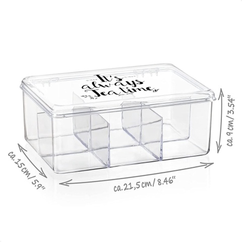 Pudełko do przechowywania herbata i torebek herbaty 2 szt organizer Pudełko do przechowywania herbata i torebek herbaty 2 szt organizer