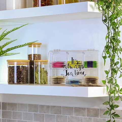 Pudełko do przechowywania herbata i torebek herbaty 2 szt organizer Pudełko do przechowywania herbata i torebek herbaty 2 szt organizer