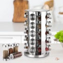 DUŻY OBROTOWY STOJAK NA PRZYPRAWY 20 SZKLANYCH SŁOIKÓW KARUZELA PRZYPRAWNIK ORGANIZER DUŻY OBROTOWY STOJAK NA PRZYPRAWY 20 SZKLANYCH SŁOIKÓW KARUZELA PRZYPRAWNIK ORGANIZER