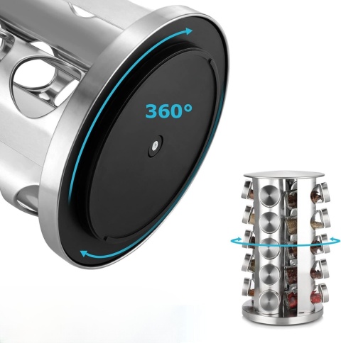 DUŻY OBROTOWY STOJAK NA PRZYPRAWY 20 SZKLANYCH SŁOIKÓW KARUZELA PRZYPRAWNIK ORGANIZER DUŻY OBROTOWY STOJAK NA PRZYPRAWY 20 SZKLANYCH SŁOIKÓW KARUZELA PRZYPRAWNIK ORGANIZER