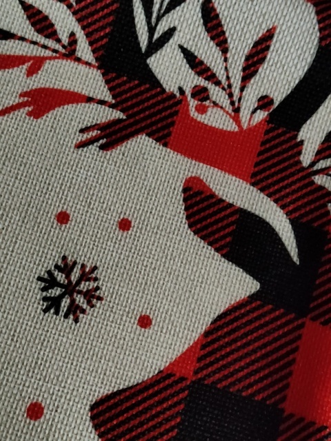 Zestaw 4 Poszewki na Poduszkę Świąteczne Wzory Dekoracyjne Ozdobne