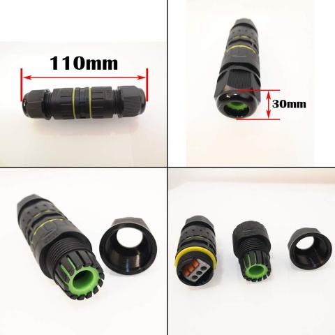 złączka obudowa pierścień uszczelniający ZŁĄCZE KABLOWE MUFA wodoszczelne gniazdo rozgałęźne