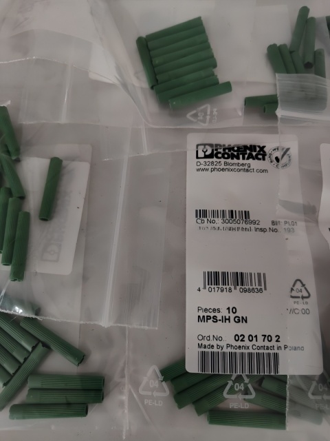 tulejki izolacyjne MPS-IH GN 715528 do wtyczki probierczej 90 szt