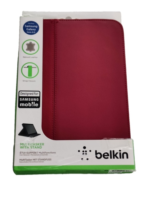 Belkin etui Samsung Galaxy Note 8.0 Czerwony skóra pokrowiec etui