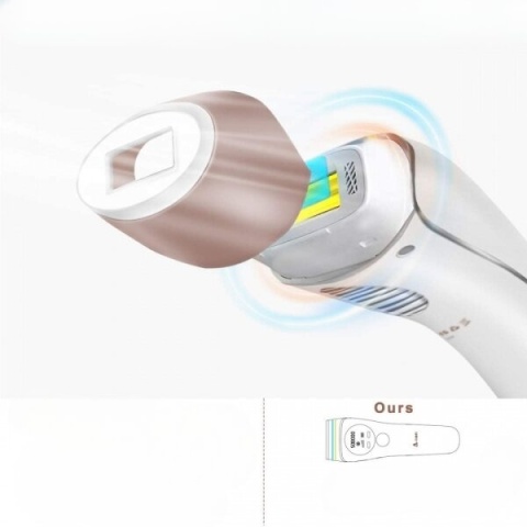 Depilator do usuwania włosów ACTION IPL 500 000 impulsów