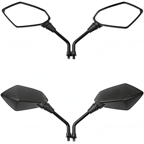 LUSTERKA MOTOCYKLOWE ZESTAW SKUTER M8 2SZT