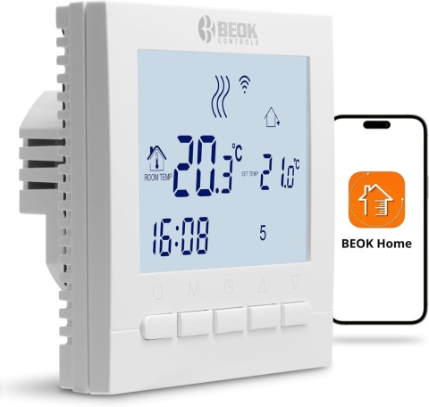 termostat do kotła gazowego regulator temperatury Sterownik Beok BOT-313 WiFi 220V