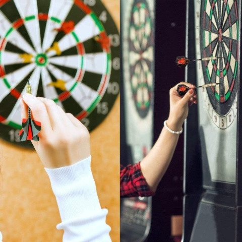 Zestaw lotki dart 12 rzutki 36 piórka DARTS