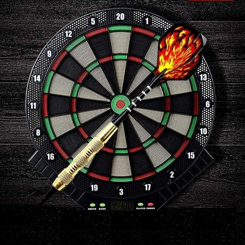 Zestaw lotki dart 12 rzutki 36 piórka DARTS