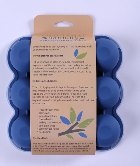 Pojemniki do zamrażania i przechowywania żywności dla niemowląt