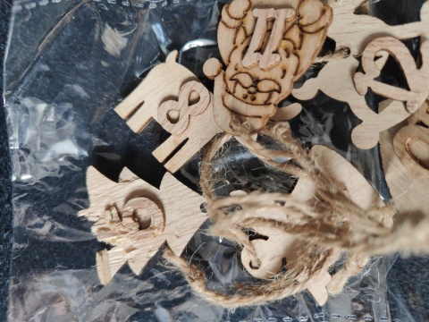 Woreczki z juty do kalendarza adwentowego na prezent upominek kalendarz