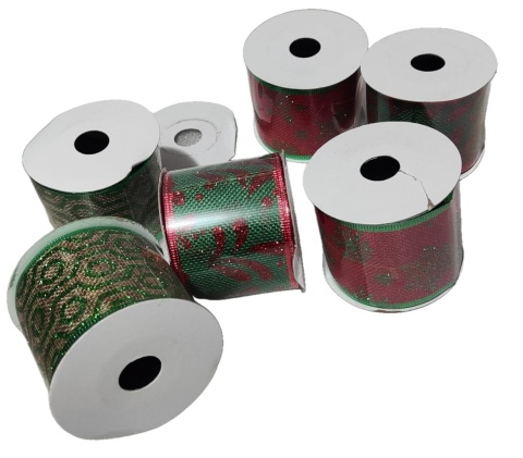 Tasiemka wstążka jutowa dekoracja domu choinki wieńców z drutem